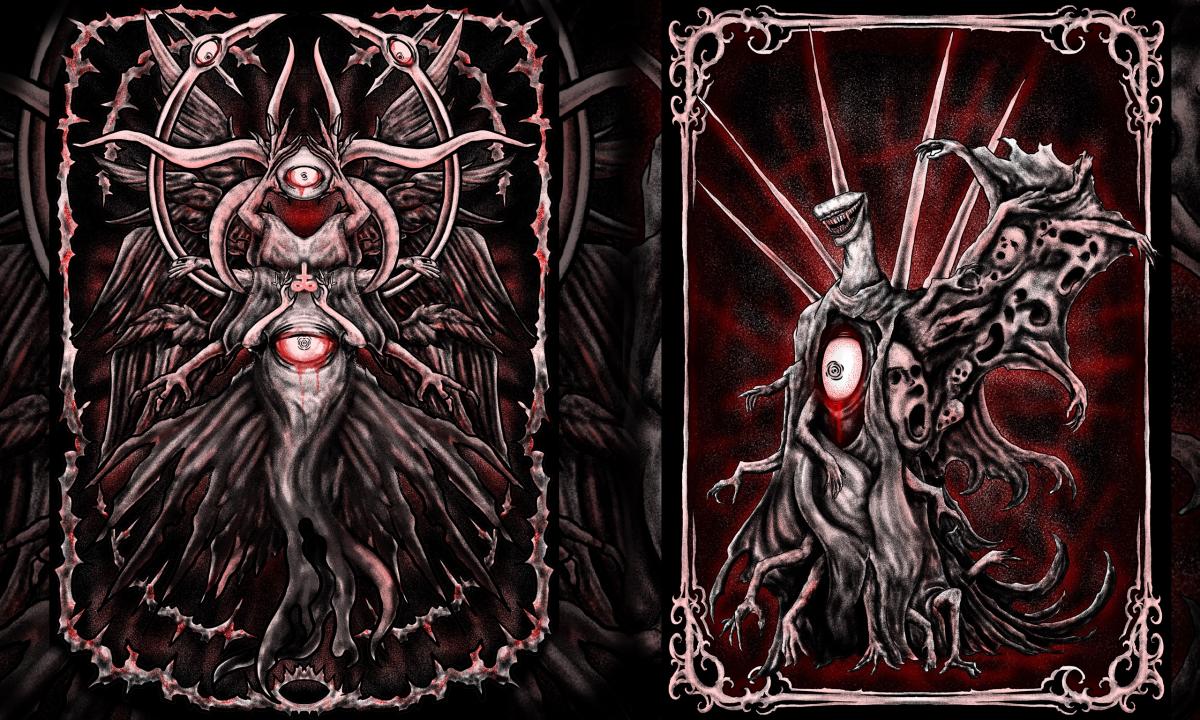 I Will Draw Detailed Dark Gothic Aesthetic Illustration in 24 Hours