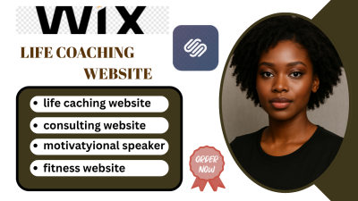 I will design a professional life coaching website with booking, payment integrations