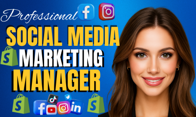 I Will Be Your Social Media Marketing Manager and Content Creator to Boost Shopify Store Sales