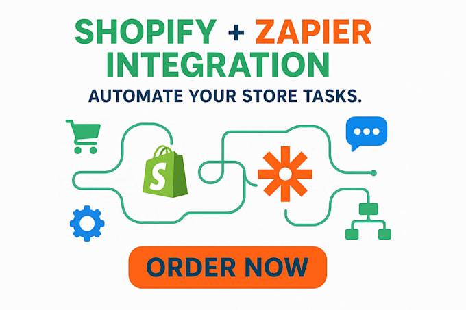 I will integrate Shopify with Zapier to automate your ecommerce workflows