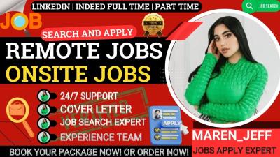 I will search and apply for jobs, reverse recruit, and manage your job applications
