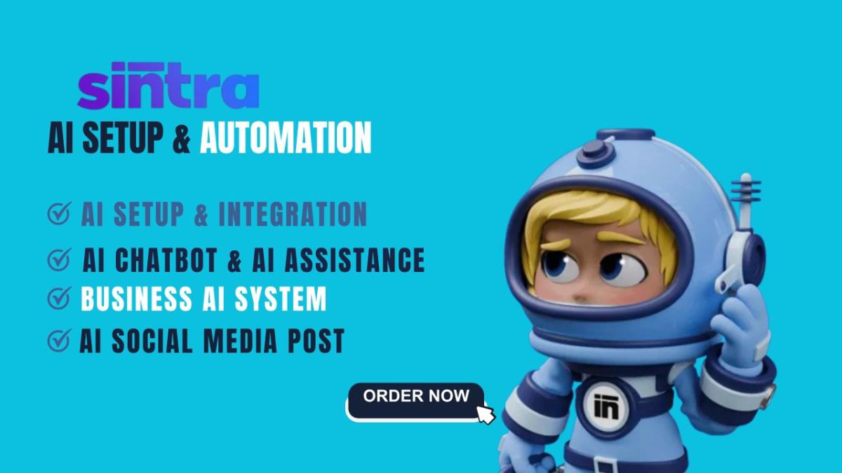 I will Sintra AI AI Automation Workflow Automation AI Chatbot Business Automation