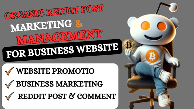 I Will Boost Ecommerce Website Product Crypto App Promotion with Reddit Post Management