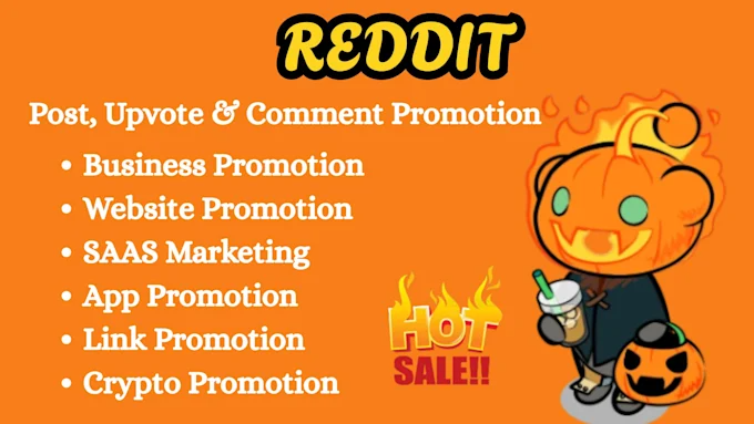 I will reddit post upvote and comment to boost business website app saas crypto link