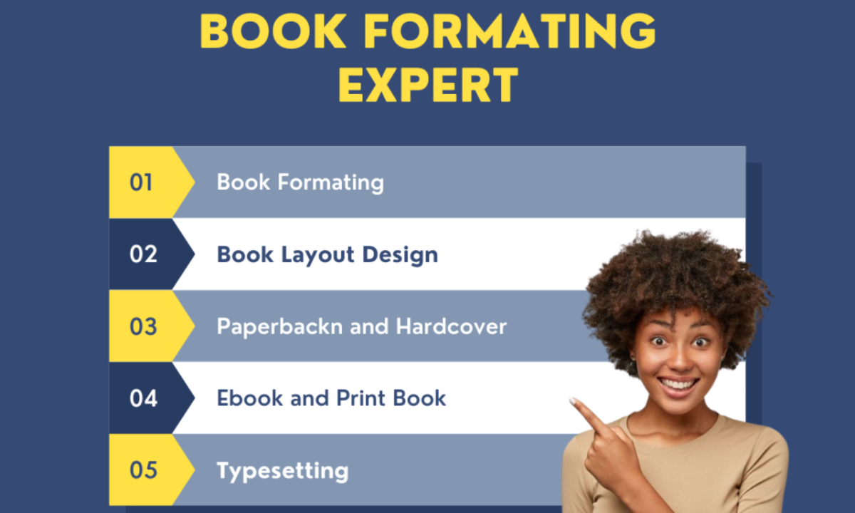 I will do Adobe InDesign formatting, eBook, paperback, hardcover, magazine, textbooks