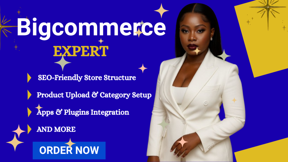 I will design Big Cartel Amazon Backlinks BigCommerce Store Listing Expert eBay SEO