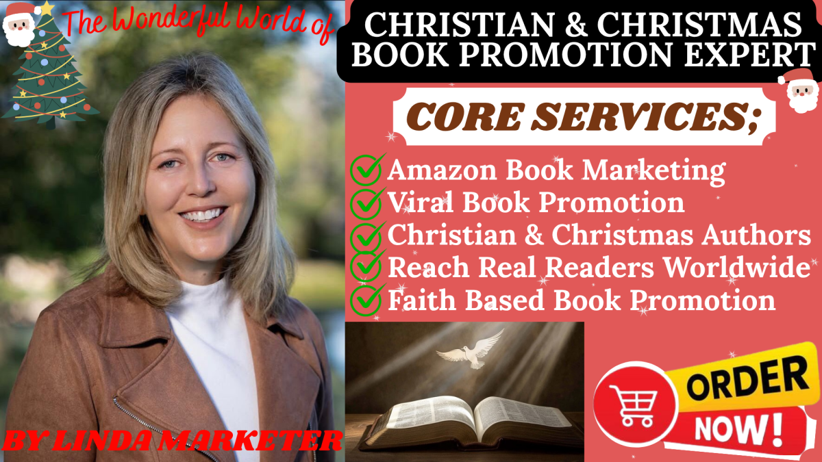 I Will Do Viral Christmas, Christian, and Amazon Book Promotion to Real Readers