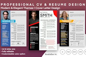 I will design modern and professional business card, letterhead for you