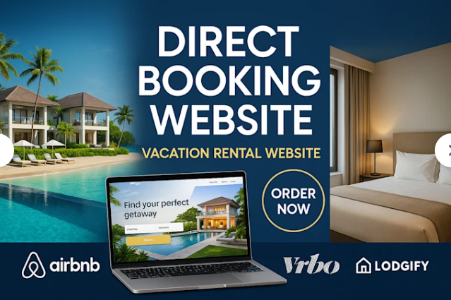 I will setup direct booking website with OwnerRez, Guesty, Hostaway, Lodgify, Airbnb, VRBO