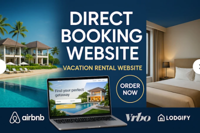 I will setup direct booking website with OwnerRez, Guesty, Hostaway, Lodgify, Airbnb, VRBO