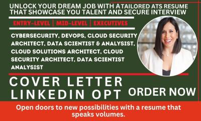 I will write Cloud Engineer AWS Azure GCP DevOps Cloud Security ATS Resume 24hrs