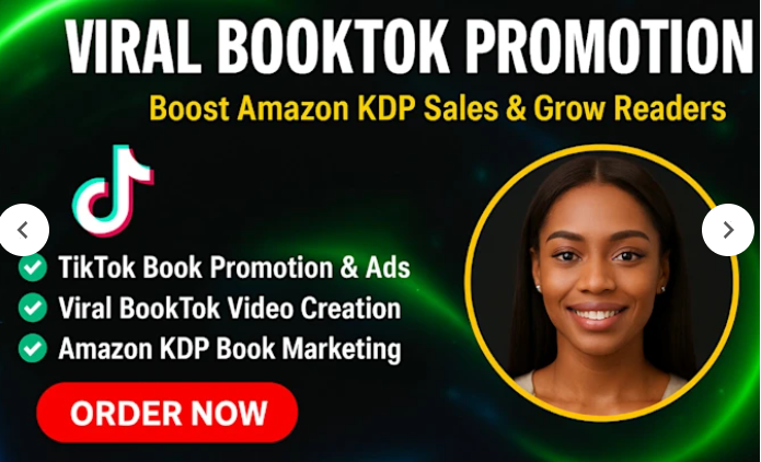 I will do TikTok BookTok promotion, create viral video ads, and boost your book sales