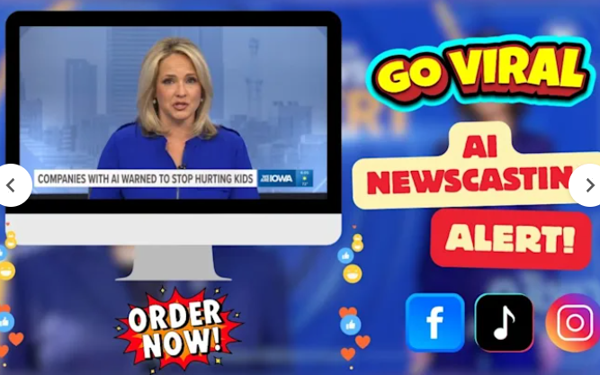 I will create AI Newscaster Video, AI Avatar Spokesperson, with Veo3 AI Influencer