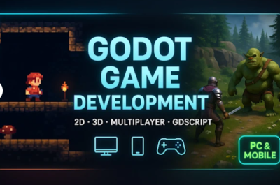 I will develop 2D & 3D Godot Game, GDScript, Multiplayer, Shaders, Mobile & PC Game Bug Fixing