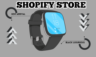 I will design professional jewelry Shopify store wristwatch store fashion Shopify store