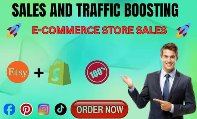 I will do Etsy promotion, Etsy traffic, Etsy SEO, to boost Etsy sales