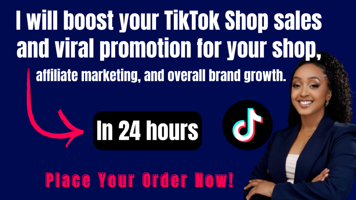 I will boost your TikTok Shop sales in 24 hours, viral promotion for your shop