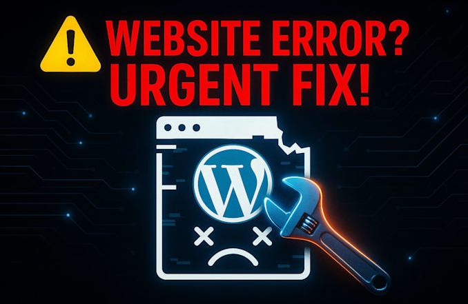 I will do urgent WordPress bug fixing, website repair, error fix and redesign