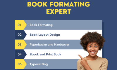 I will do Adobe InDesign formatting for eBooks, paperbacks, hardcovers, magazines, and textbooks