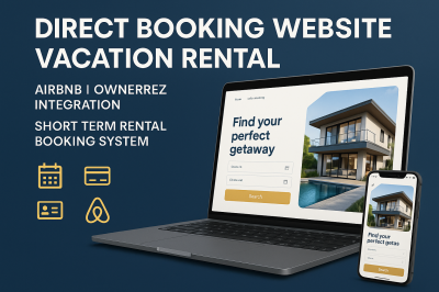 I will do direct booking website Airbnb ownerrez Hostaway Lodgify vacation rental