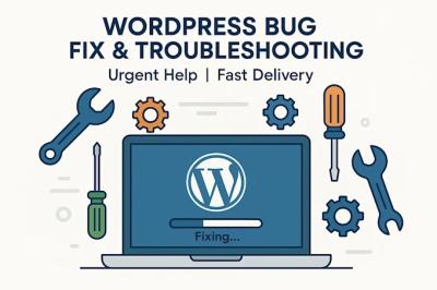 I Will Urgently Troubleshoot WordPress Errors, Issues, Bugs and Fix Website Problems