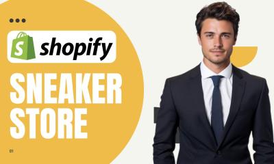 I will do Shopify sneaker store design | Sneaker reselling website | Sneakers Shopify store