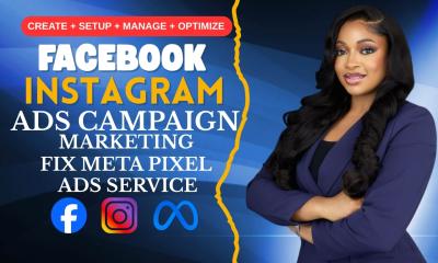 I will Create and Manage Facebook & Instagram Ads Campaigns | Marketing & Meta Ads Expert