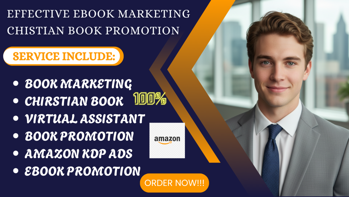 I will do effective ebook marketing, Christian book promotion, children ebook promotion