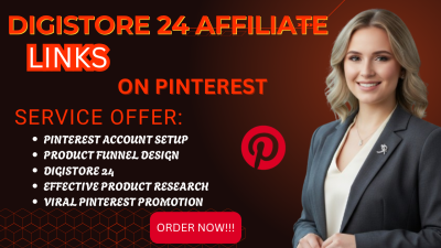 I will promote your Digistore 24 affiliate links on Pinterest