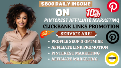 I Will Promote Your ClickBank Affiliate Link on Pinterest