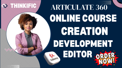 I will design protossraion online course slides and