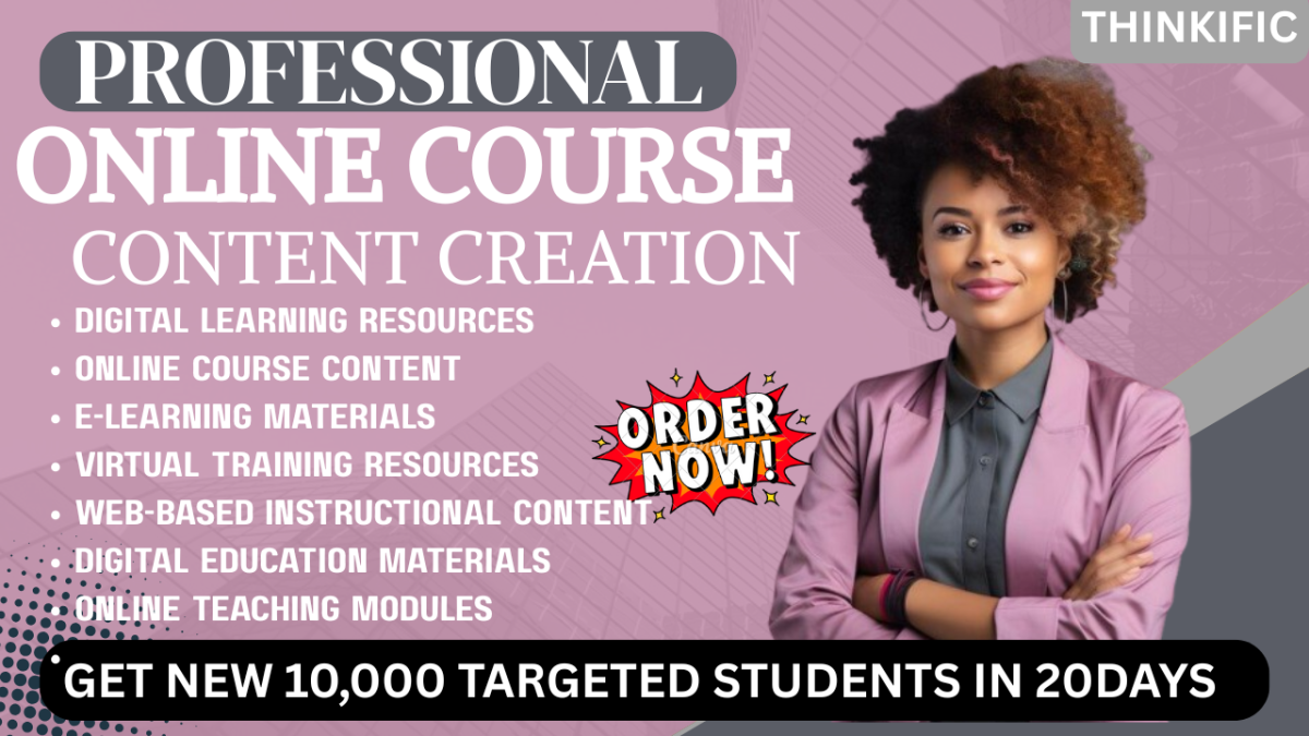 I will create and upload Udemy video course content