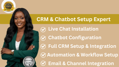 I will set up Zendesk, Freshdesk, Gorgias CRM, and Chatbot Setup Zendesk Freshdesk