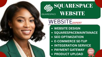 I will Squarespace Website Design, Redesign, and Development
