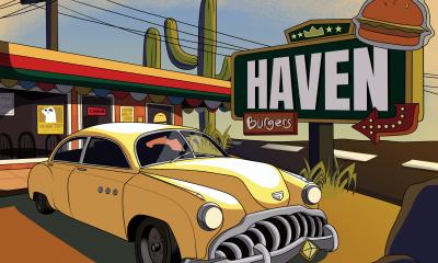 I will draw retro style landscapes for posters and covers