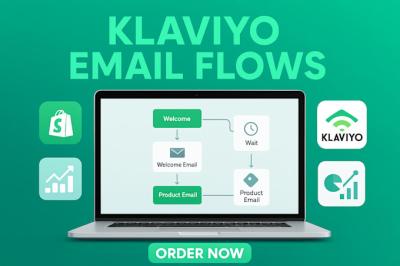 I will setup Klaviyo email flows for your Shopify eCommerce store sales