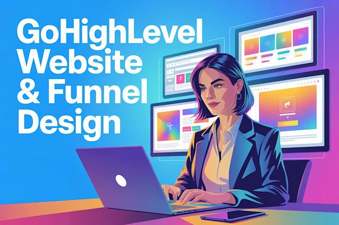 I will do Gohighlevel Website Design, Sales Funnel, and Landing Page