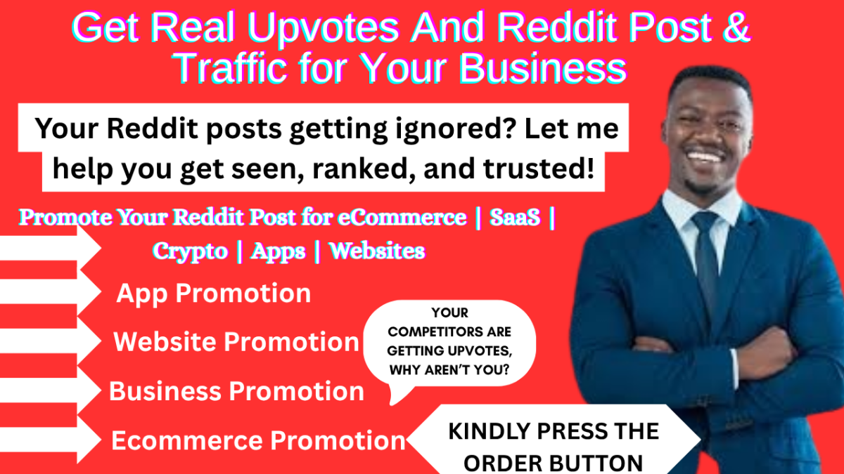 Do Reddit Post Upvote for SaaS Business, E-commerce Website, Crypto Token Marketing