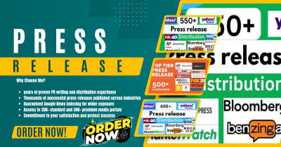 I will do press release writing and press release distribution