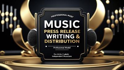 I will do music press release writing, press release, music press release distribution