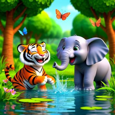 I will children story book illustration, kids story book illustration, children story