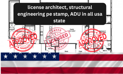 I will license architect, structural engineering PE stamp in Indiana, Kansas, Maine