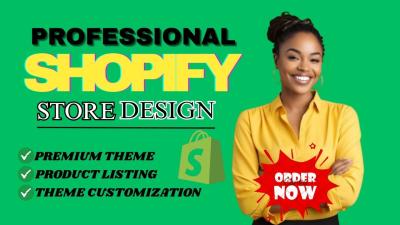 I Will Build and Optimize Your Shopify Store for Maximum Sales and Conversions