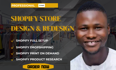 I will Shopify store redesign Shopify store design Shopify design Shopify redesign
