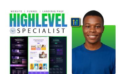 I Will Build Go HighLevel Sales Funnel, High Level Website, GHL, ClickFunnels