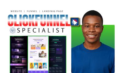 I will build ClickFunnel Website, High Ticket Converting Sales Funnel, GHL