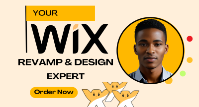 I will design Wix website, revamp Wix website, redesign Wix website, and create Wix website