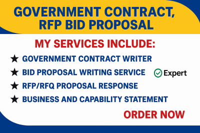 I Will Find RFPs and Write Winning Government Contract Proposals