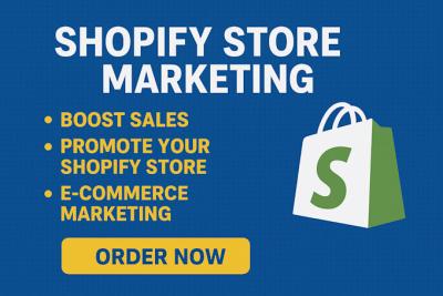 I Will Boost Shopify Sales, Promote Store SEO & Ecommerce Marketing for Website Traffic
