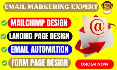 I Will Create Mailchimp or Klaviyo Email Marketing Campaign, Email Automation & Newsletter